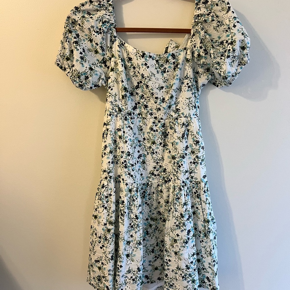 Floral Puff Sleeve Dress